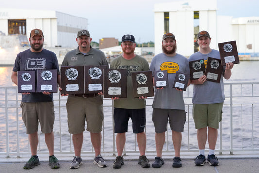 Image of winners from left to right: Jon Miller, Wayne Dozier, Mitchell Johnston, Tyler Presley, Matthew Presley