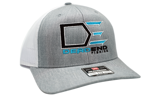 Richardson 112 Dead End Fishing Hat- Heathered Gray and White