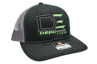 Richardson 112 Dead End Fishing Hat-Black and Charcoal Gray