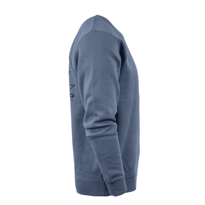 DE Dead End Fishing Carp Fin Pullover Sweatshirt- DE3000 Storm Blue