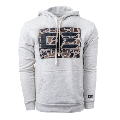 DE Dead End Old School Duck Camo Logo Hoodie- DE93020T