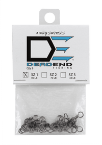 Dead End Fishing 3 Way Swivels Sz 1 80Lb 8 Qty