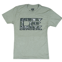 DE Mossy Oak Bottomland Dead End Logo T-Shirt- DEMO3600 Olive