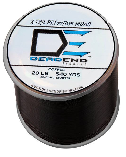 Coffee Fishing Monofilament Line - 20Lb - 540 Yards