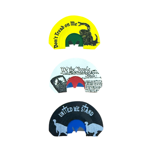 NEW- Don't Tread On Me-We The People-United We Stand 3-pack