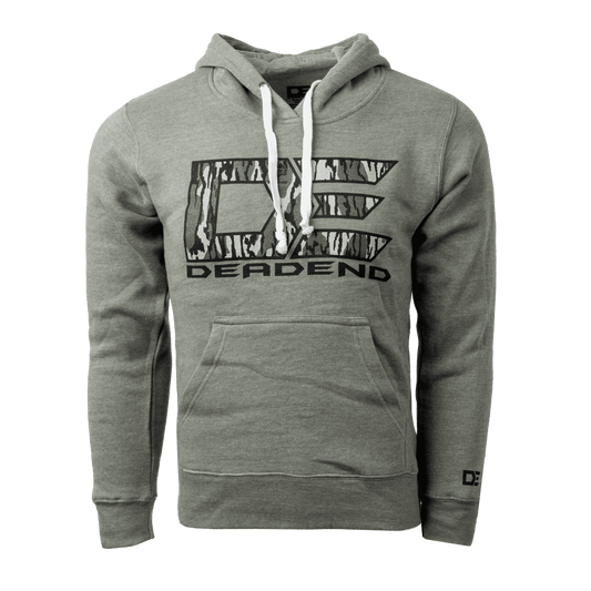 DE Mossy Oak Bottomland Dead End Logo Hoodie- DEMO8871 Olive Blend